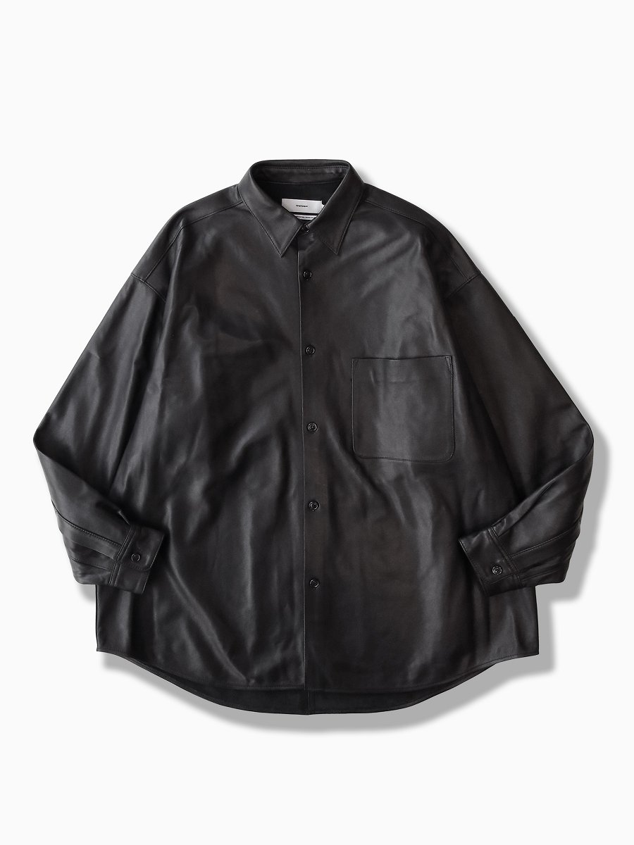 Graphpaper - グラフペーパー / SHEEP LEATHER OVERSIZED SHIRT ...