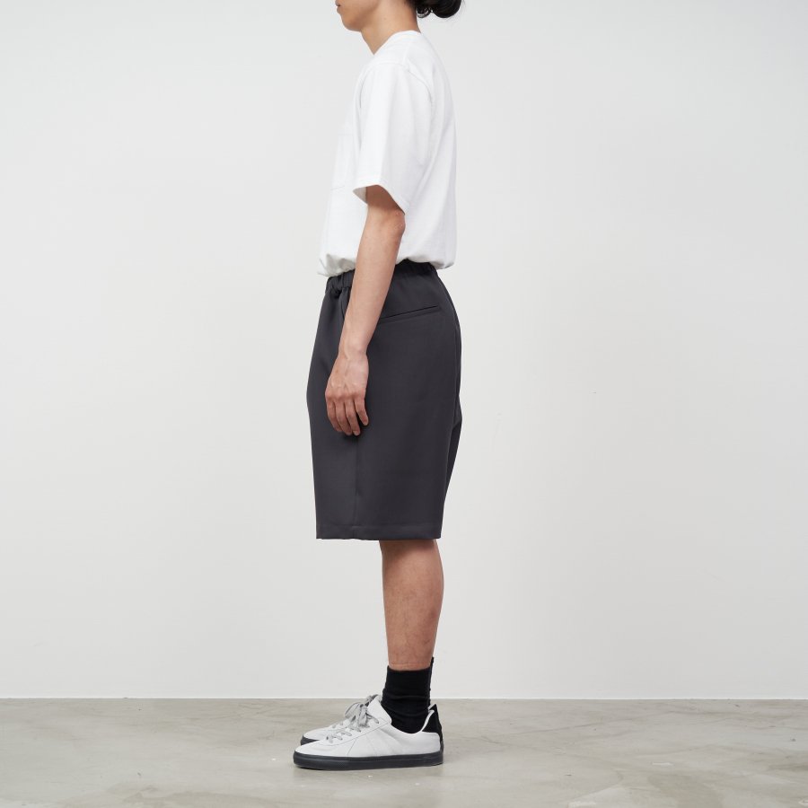 Graphpaper(グラフペーパー)/ SCALE OFF WOOL WIDE TUCK CHEF SHORTS | NOTHING BUT