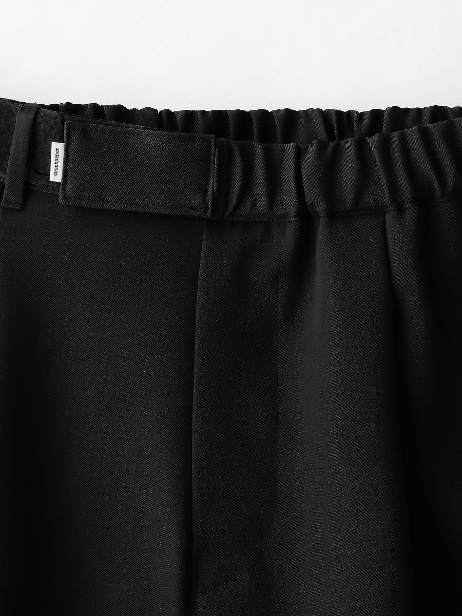 Graphpaper - グラフペーパー / SCALE OFF WOOL WIDE TUCK CHEF SHORTS