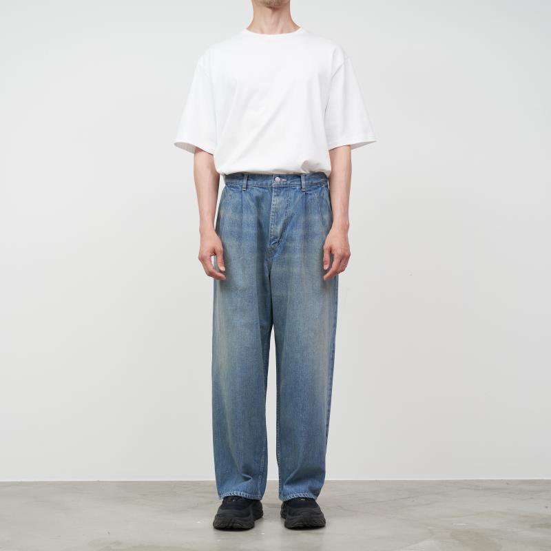 Graphpaper - グラフペーパー / SELVAGE DENIM TWO TUCK PANTS