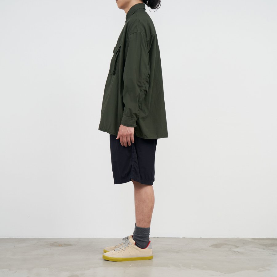 Graphpaper - グラフペーパー / GARMENT DYED POPLINE MILITARY SHORTS