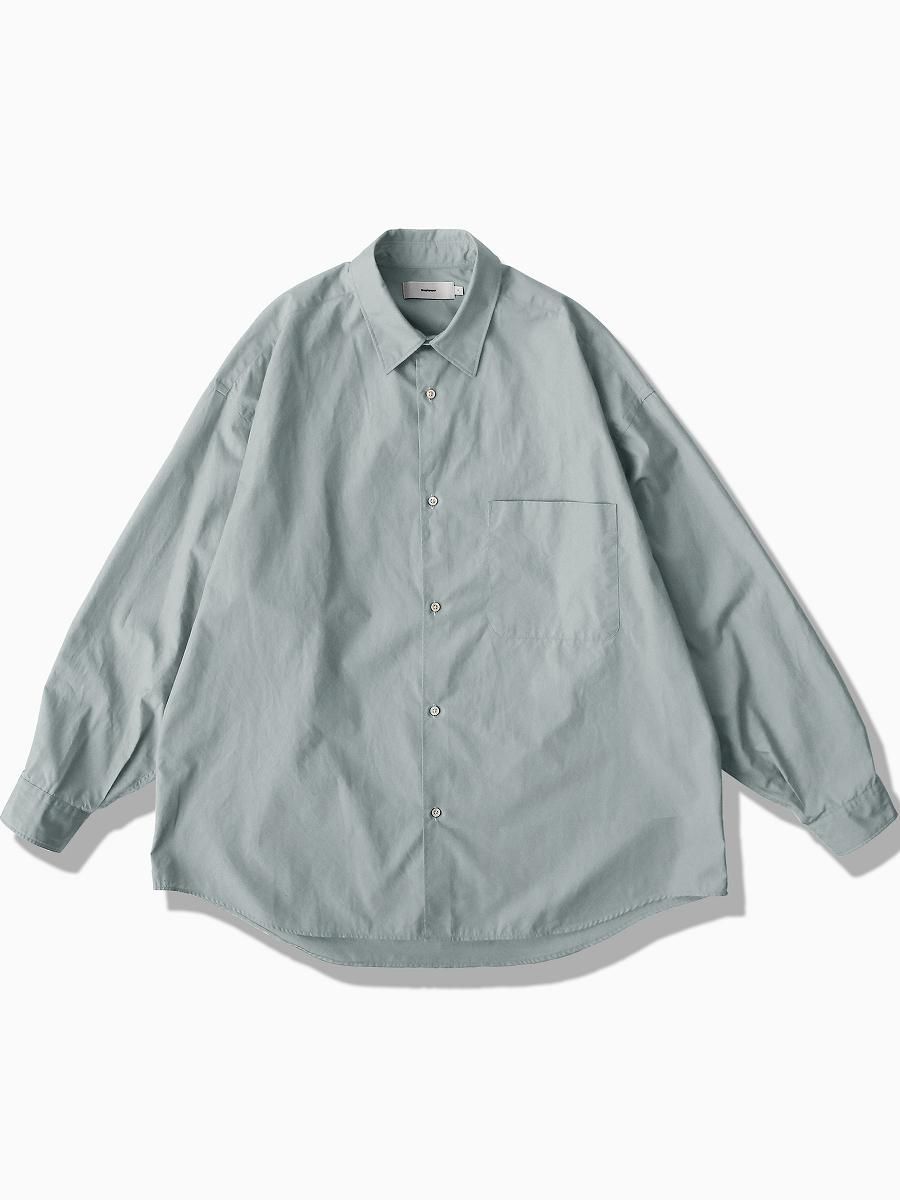 買付価格 Broad L/S Oversized Regular Collar Shirt - トップス