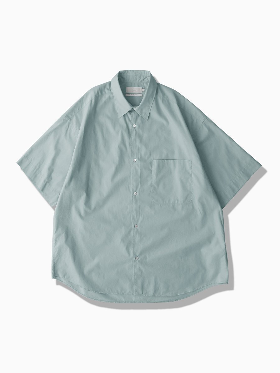 最新発見 Oversized S/S ブロード Regular Shirt Collar トップス