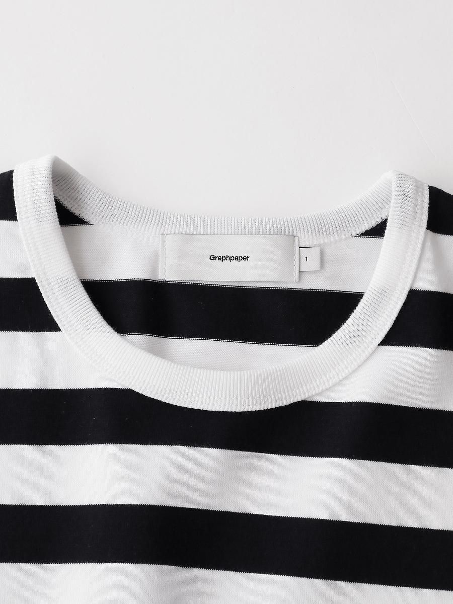Graphpaper(グラフペーパー) / BORDER S/S TEE | NOTHING BUT