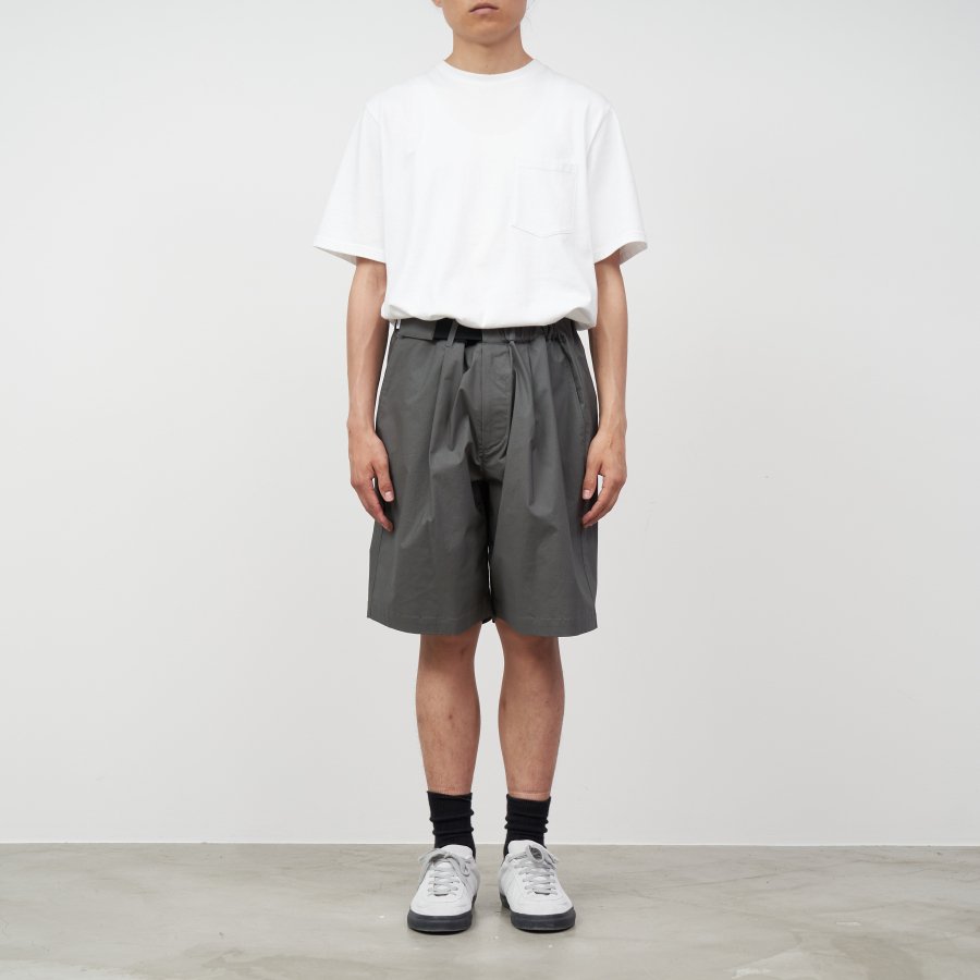 Graphpaper(グラフペーパー) / STRETCH TYPEWRITER WIDE CHEF SHORTS 
