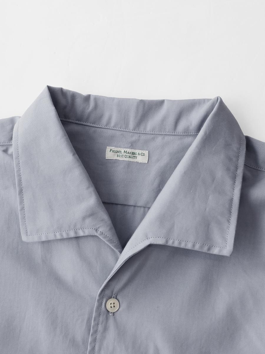 PHIGVEL FRENCH OPEN COLLAR SS SHIRTフィグベル - メンズファッション