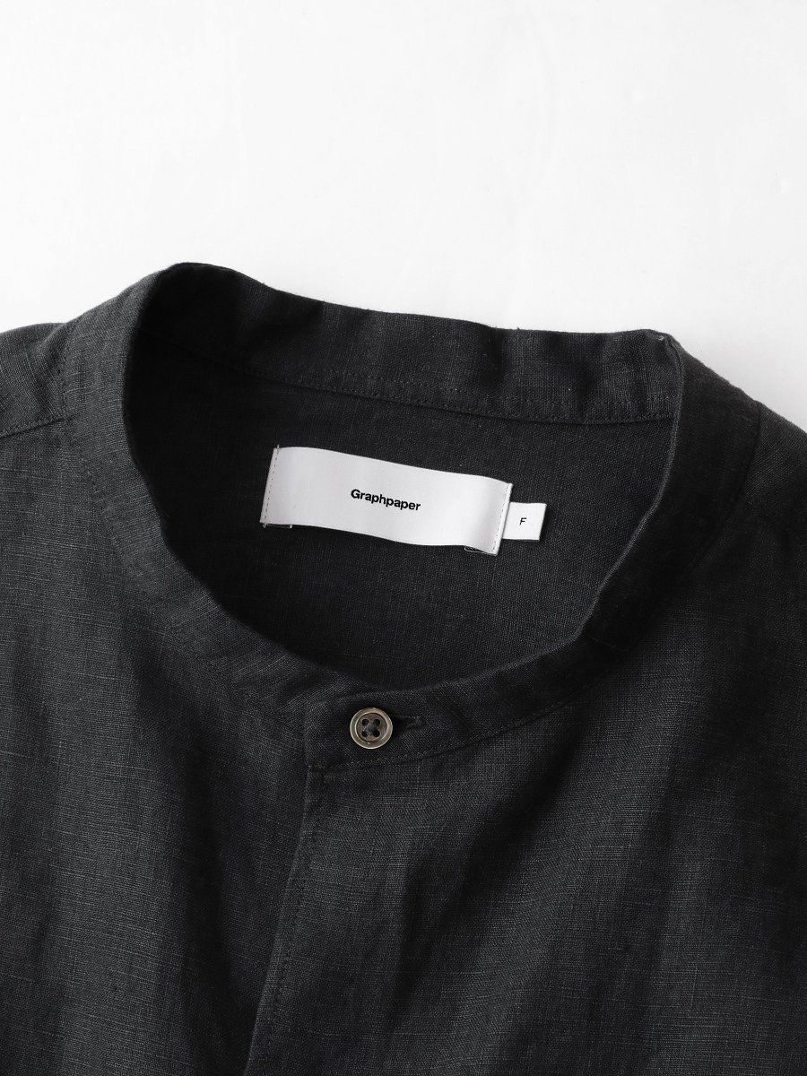 Graphpaper (グラフペーパー) / LINEN L/S OVERSIZED BAND COLLAR