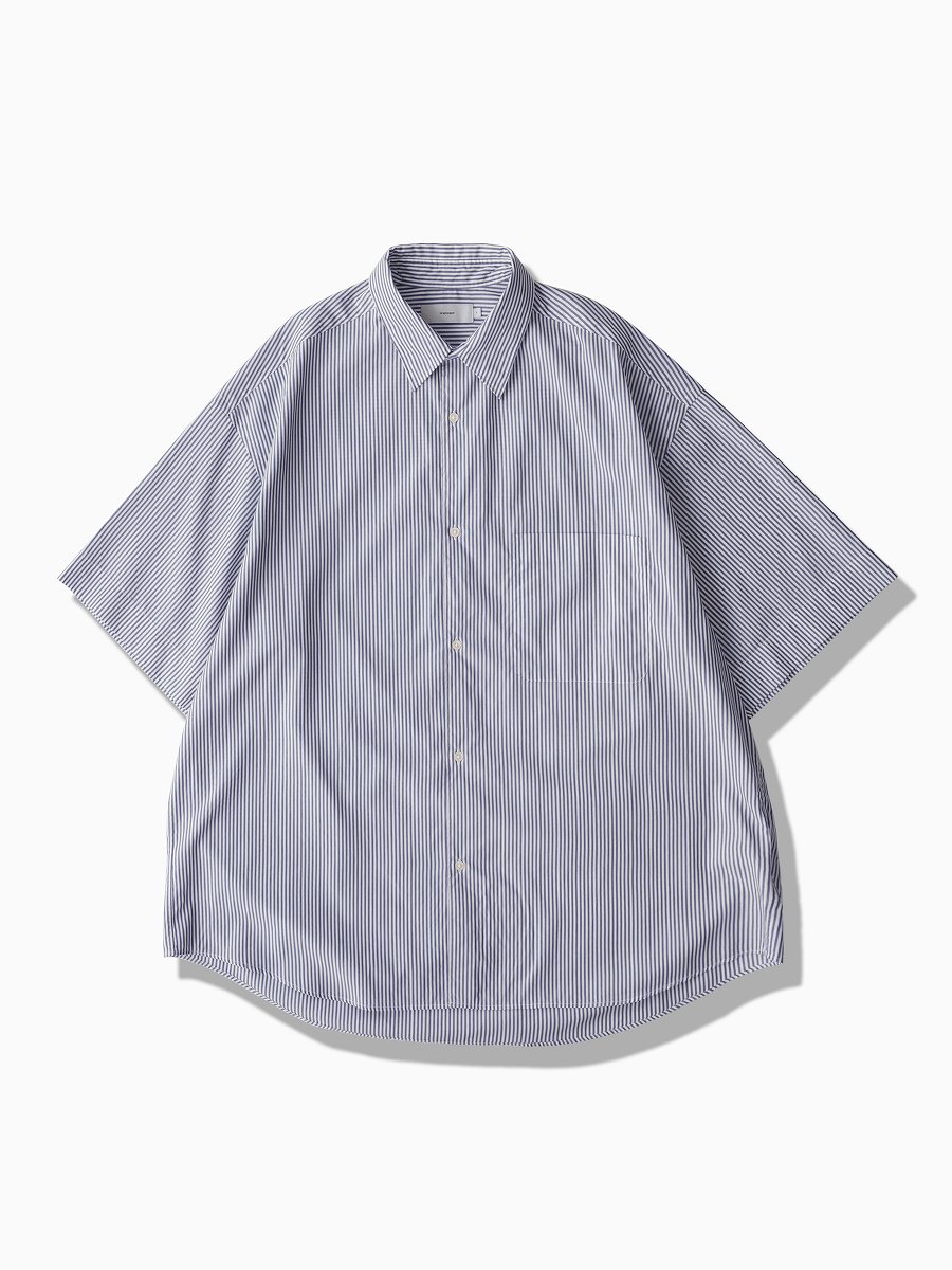 Graphpaper(グラフペーパー) / BROAD STRIPE S/S OVERSIZED REGULAR