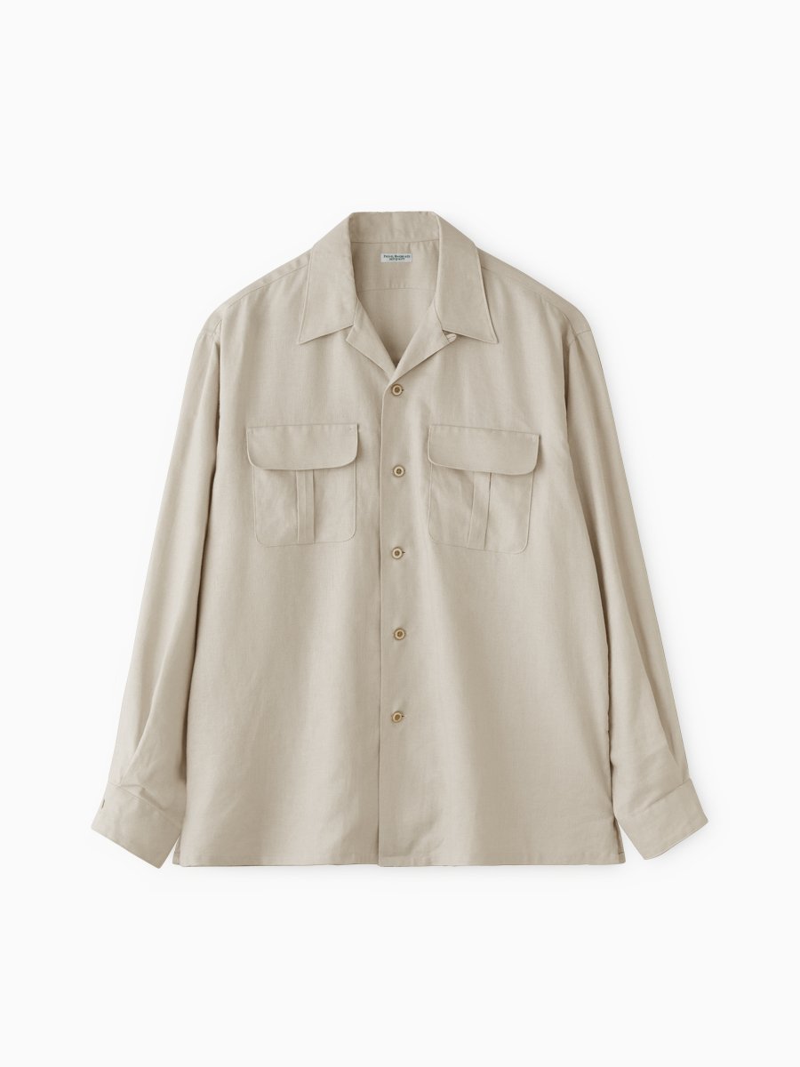 PHIGVEL - フィグベル / BAND COLLAR DRESS SHIRT | NOTHING BUT