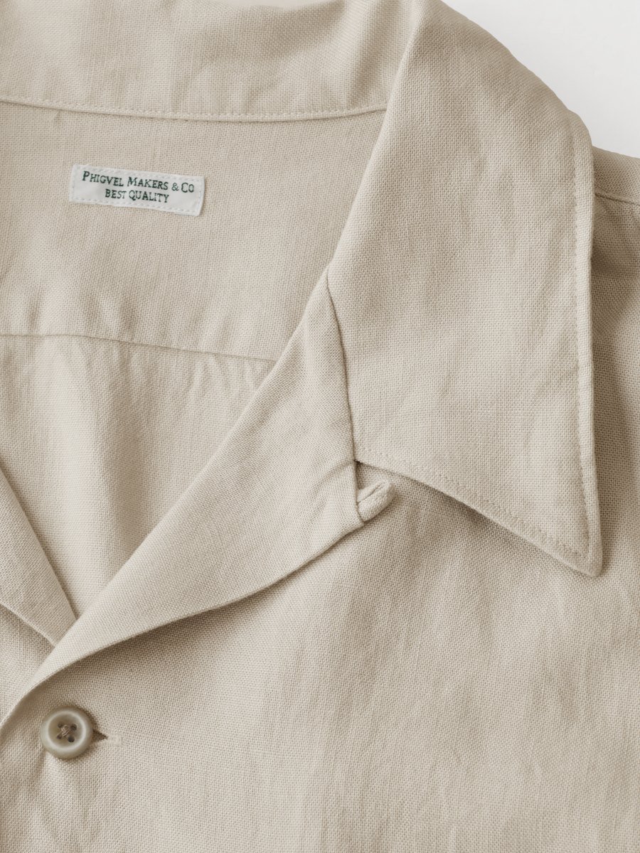 PHIGVEL - フィグベル / BAND COLLAR DRESS SHIRT | NOTHING BUT