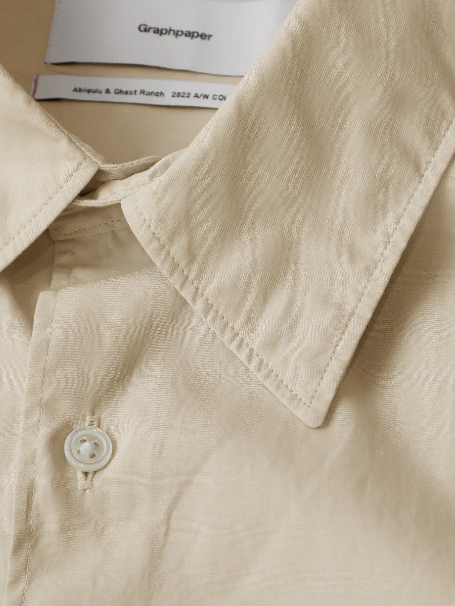 シャツGraphpaper Broad L/S Shirt Beige size3 - mirabellor.com