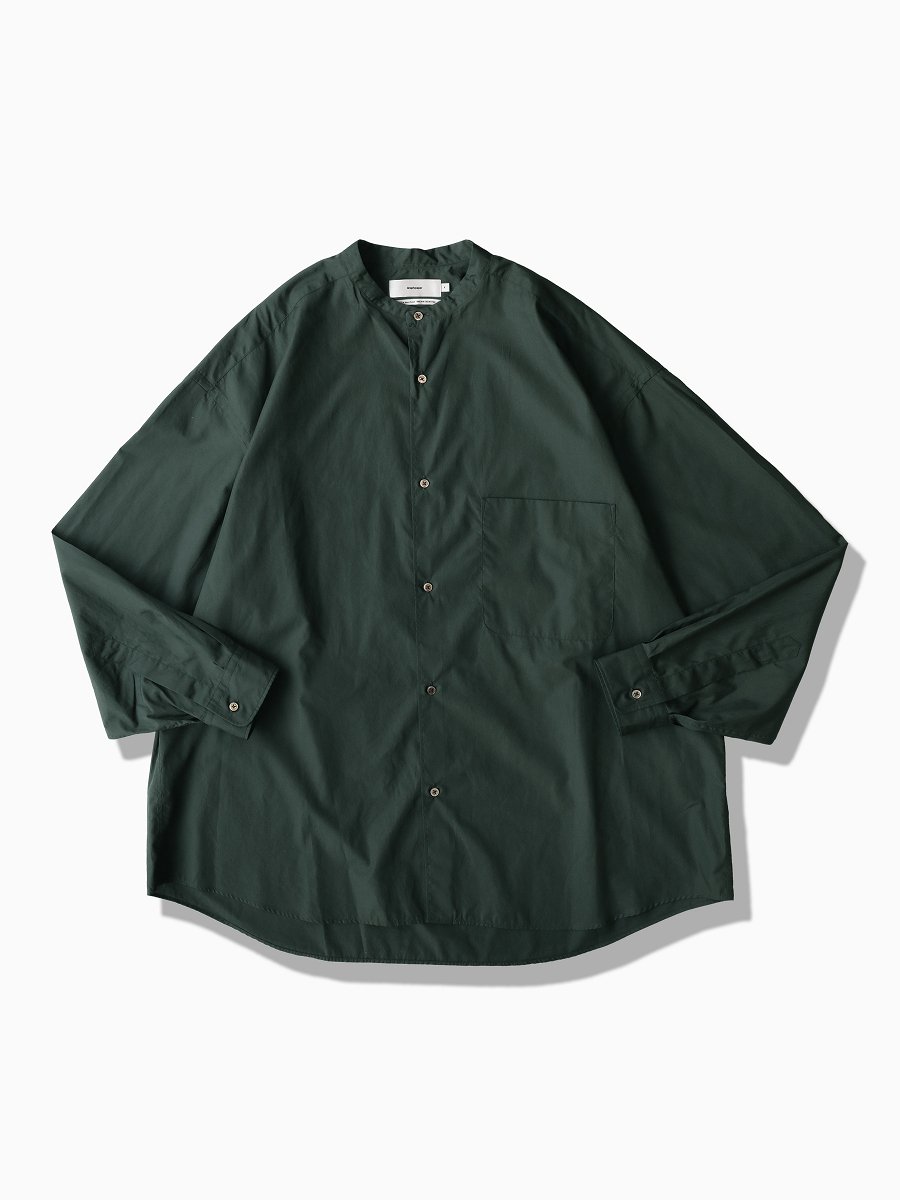 Graphpaper - グラフペーパー / BROAD L/S OVERSIZED BAND COLLAR