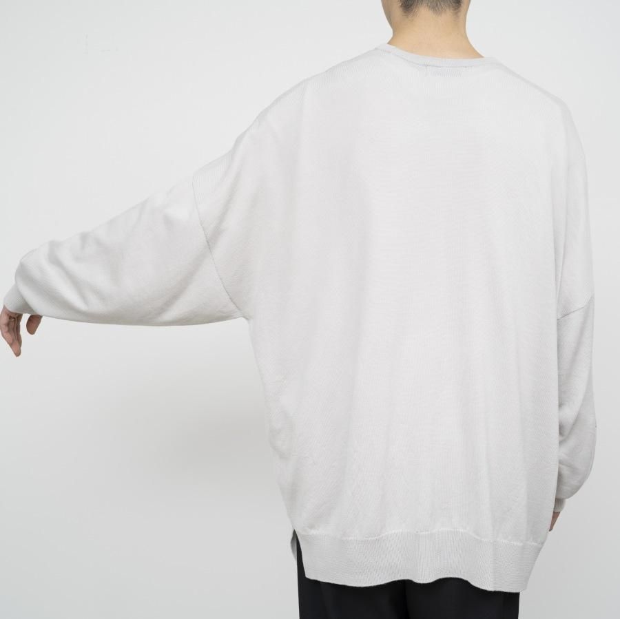 Graphpaper Wool Oversized Crew Neck Knit