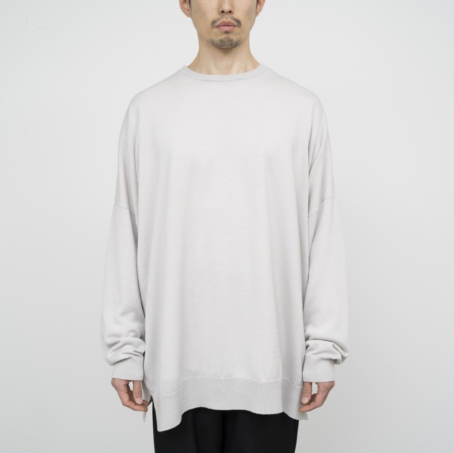 Graphpaper - グラフペーパー / FINE WOOL OVERSIZED CREW NECK KNIT 
