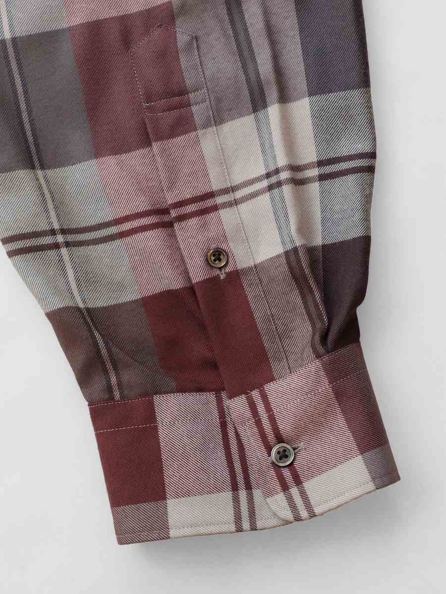 Graphpaper - グラフペーパー / VISCOSE CHECK OVERSIZED B.D. SHIRT