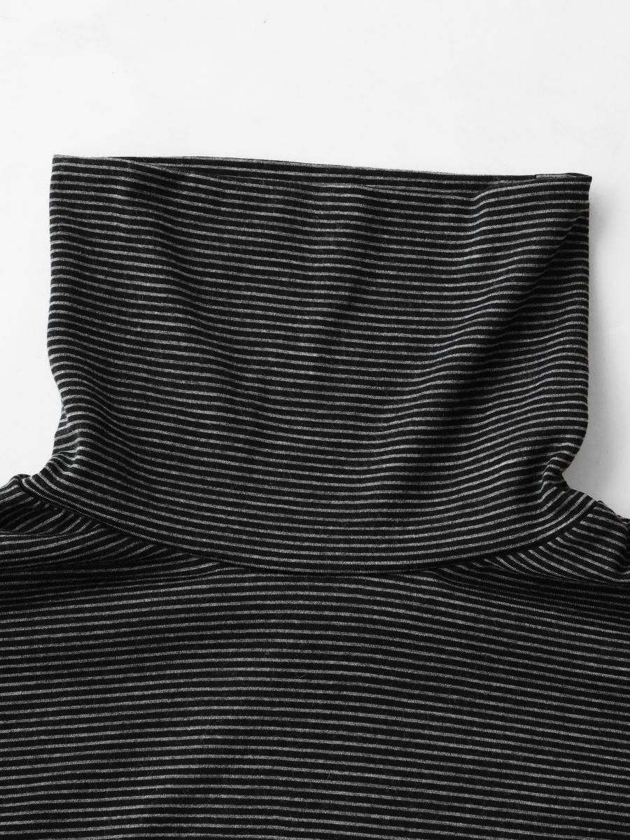 Graphpaper - グラフペーパー / WOOL BORDER L/S TURTLE NECK