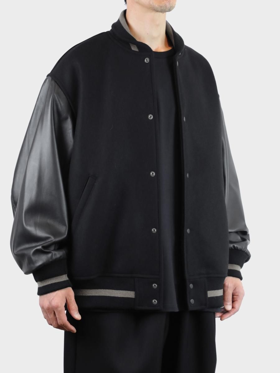 graphpaper melton stadium jacket - アウター