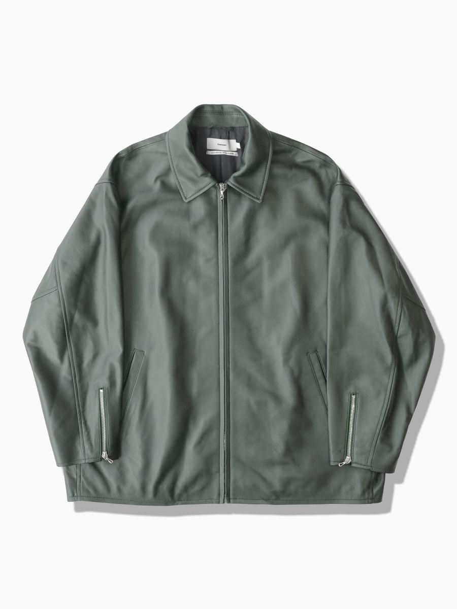 Graphpaper  SHEEP LEATHER RIDERS JACKETカラーブラック