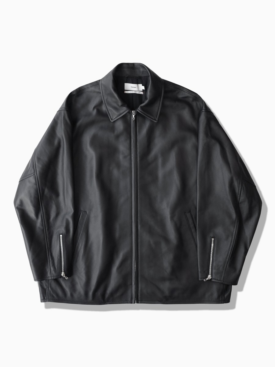 Graphpaper  SHEEP LEATHER RIDERS JACKETカラーブラック