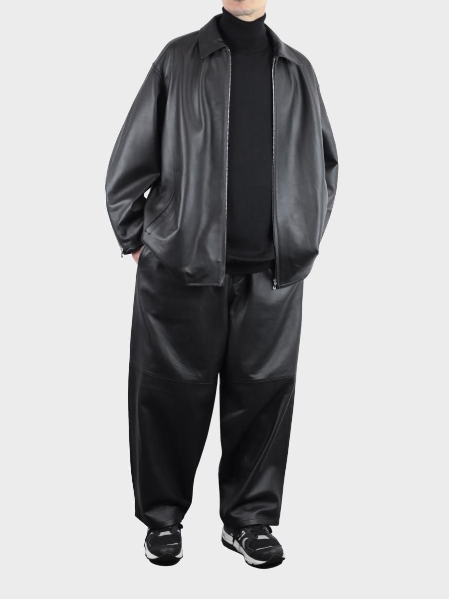 ファッションGraphpaper Sheep Leather Track Pants21AW - パンツ