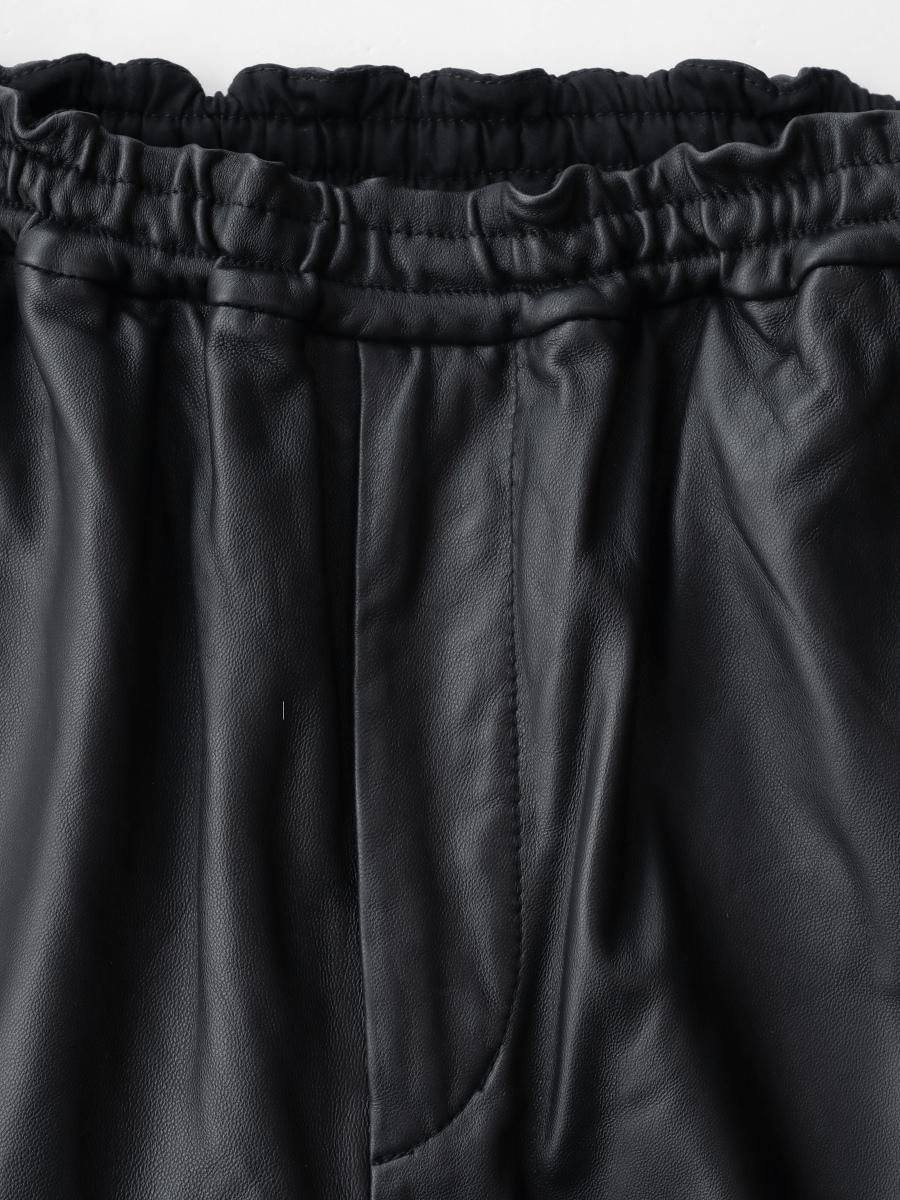 graphpaper SHEEP LEATHER EASY PANTS