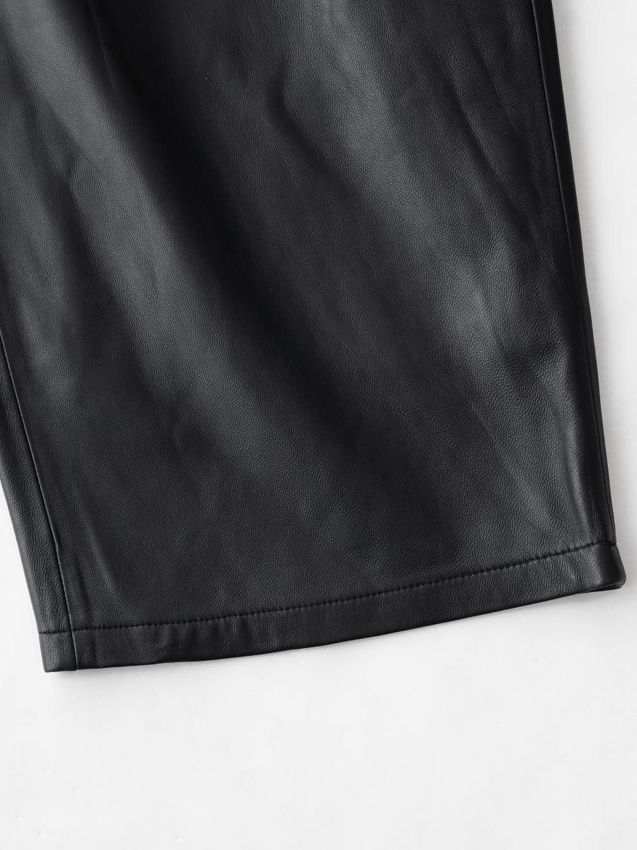 graphpaper SHEEP LEATHER EASY PANTS - パンツ