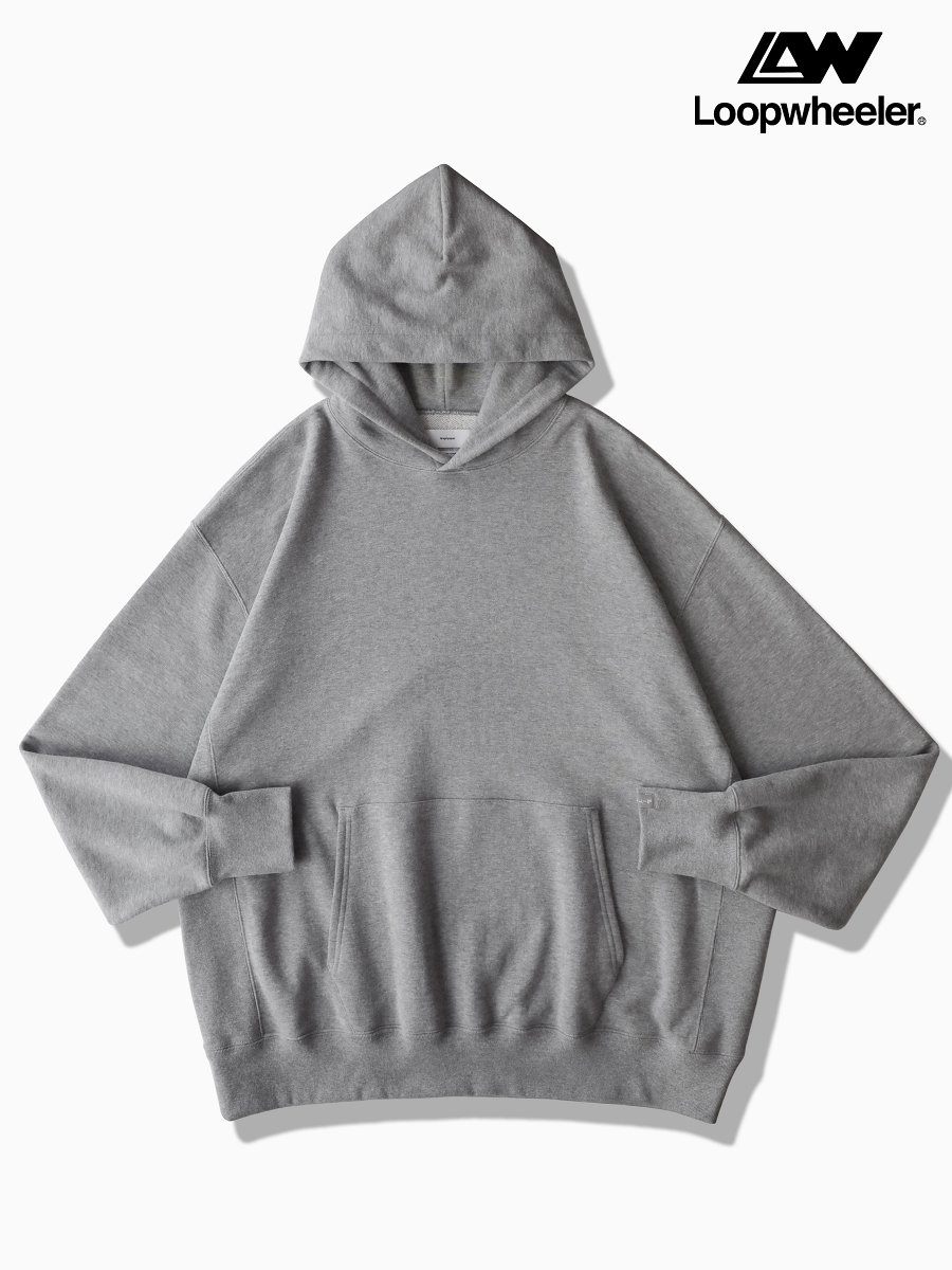 BRAND : Graphpaper<br>MODEL : LOOPWHEELER for GP CLASSIC SWEAT PARKA<br>COLOR : H.GRAY