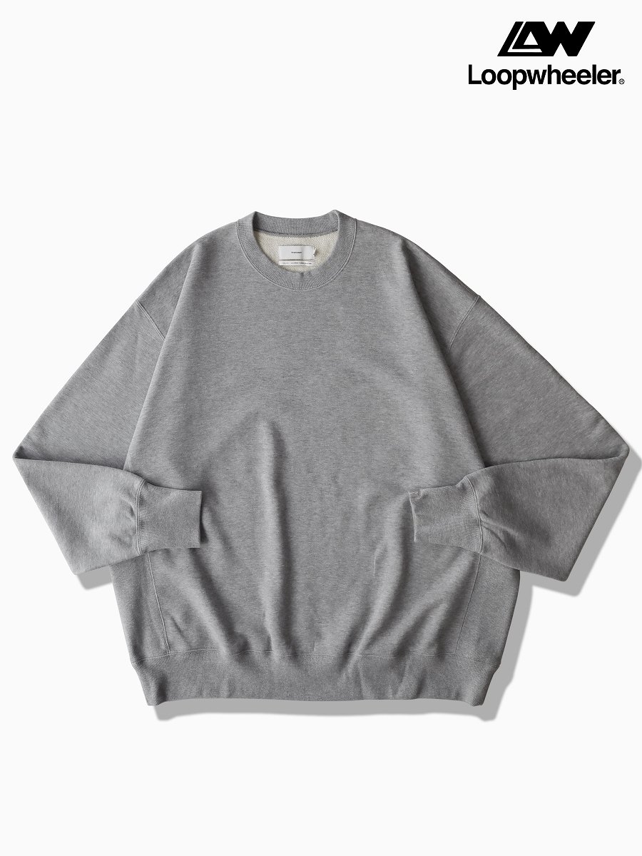 BRAND : Graphpaper<br>MODEL : LOOPWHEELER for GP CLASSIC CREW NECK SWEAT<br>COLOR : H.GRAY
