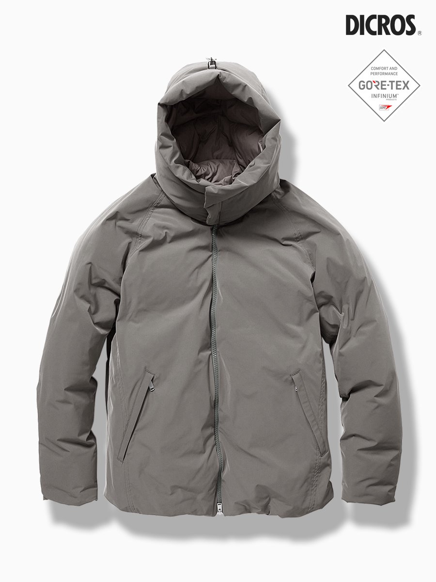 BRAND : NONNATIVE<br>MODEL : ALPINIST DOWN JACKET POLY TWILL STRETCH DICROS® SOLO WITH GORE-TEX