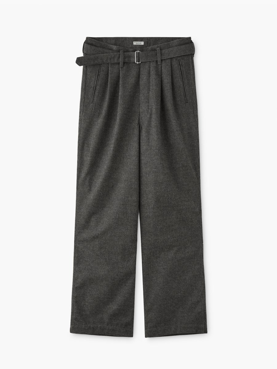 PHIGVEL - フィグベル / C/W BELTED 2TUCK TROUSERS | NOTHING BUT