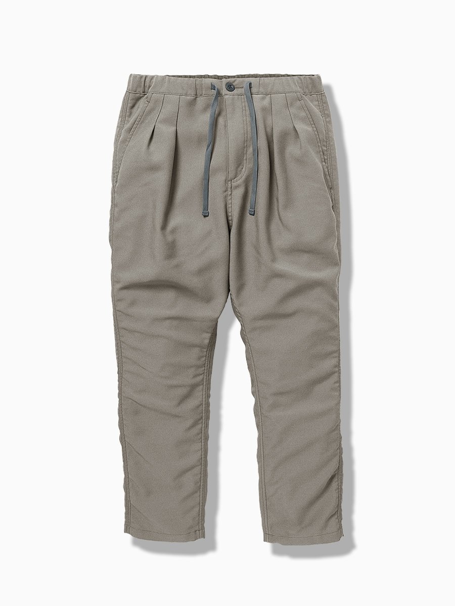 BRAND : NONNATIVE<br>MODEL : DWELLER EASY PANTS POLY TWILL<br>COLOR : CEMENT