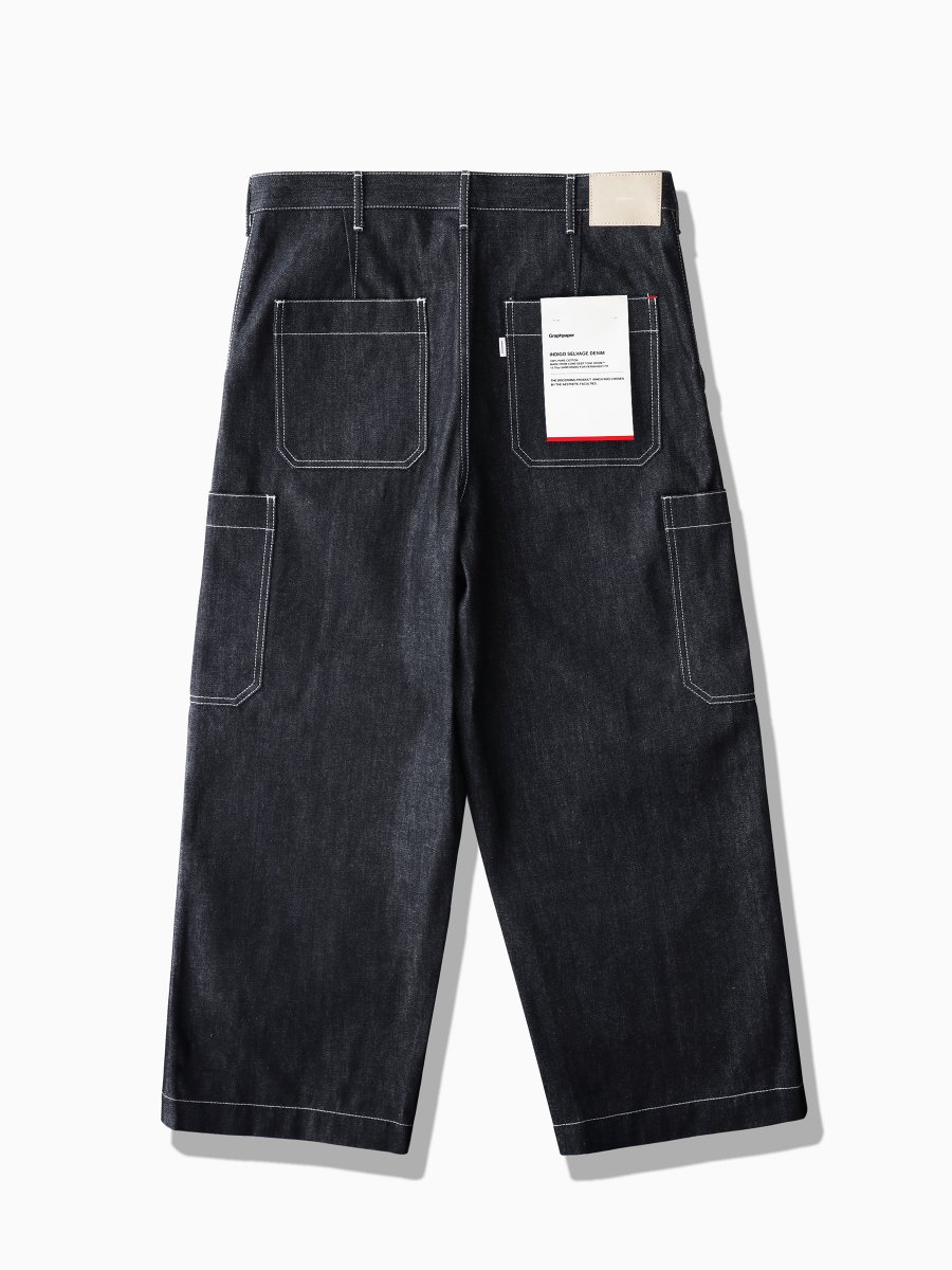 Graphpaper - グラフペーパー / SELVAGE DENIM CARGO PANTS | NOTHING BUT