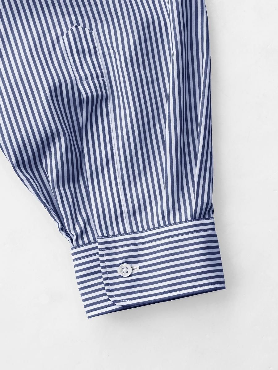 Graphpaper - グラフペーパー / BROAD STRIPE L/S OVERSIZED