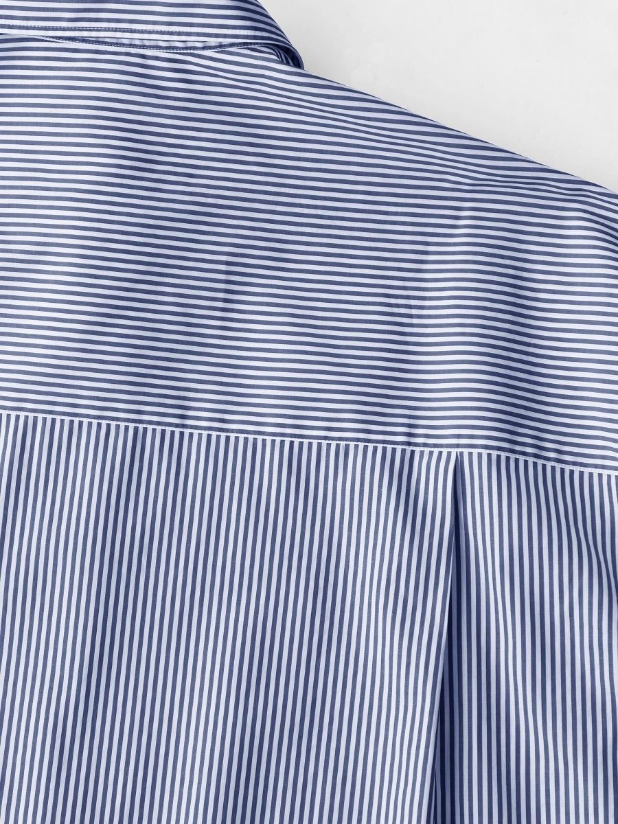 トップス Broad Stripe L/S Oversized Regular Shirt Graphpaper (グラフペーパー) Broad L/S Oversized Regular