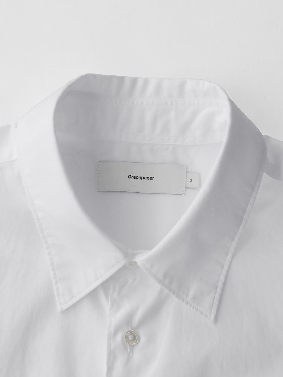 Graphpaper - グラフペーパー / BROAD REGULAR COLLAR SHIRT | NOTHING BUT