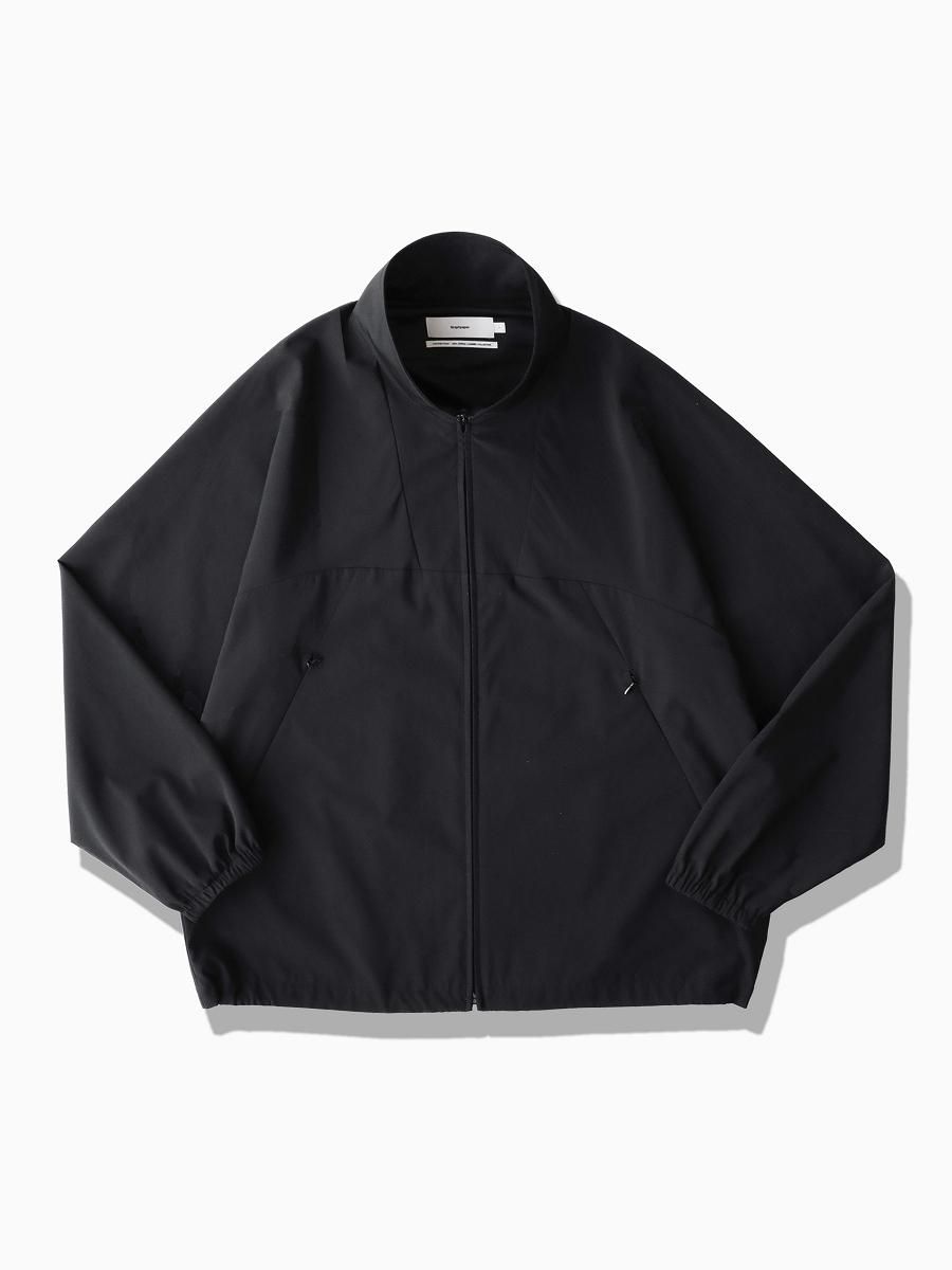 SEMI-DULL POPLIN STAND COLLAR BLOUSON | nate-hospital.com