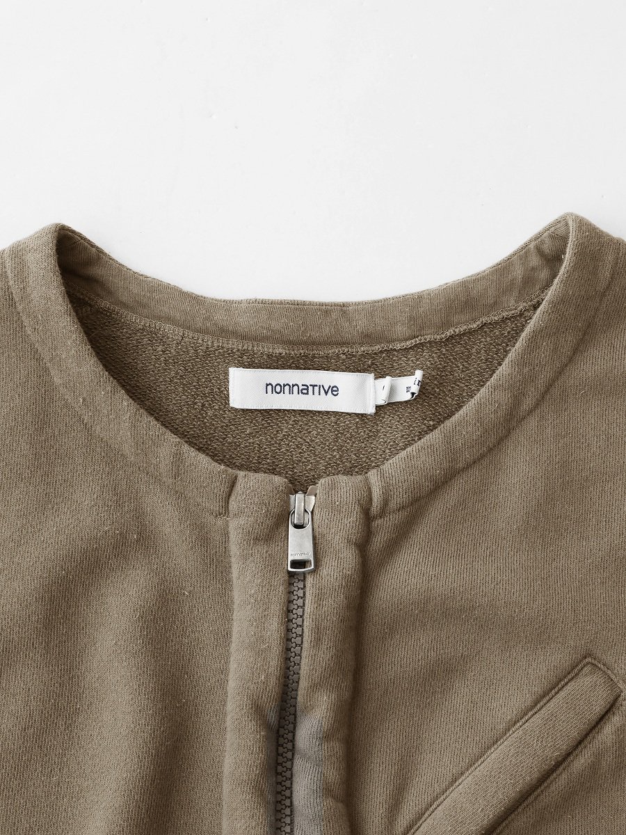 NONNATIVE - ノンネイティブ / HIKER VEST COTTON SWEAT OVERDYED