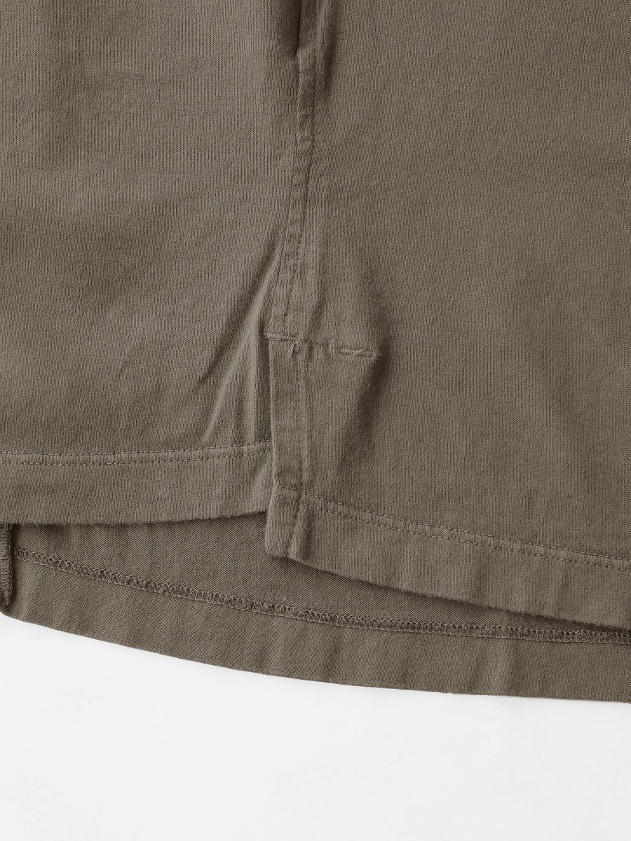 NONNATIVE - ノンネイティブ / CLERK S/S TEE COTTON JERSEY OVERDYED