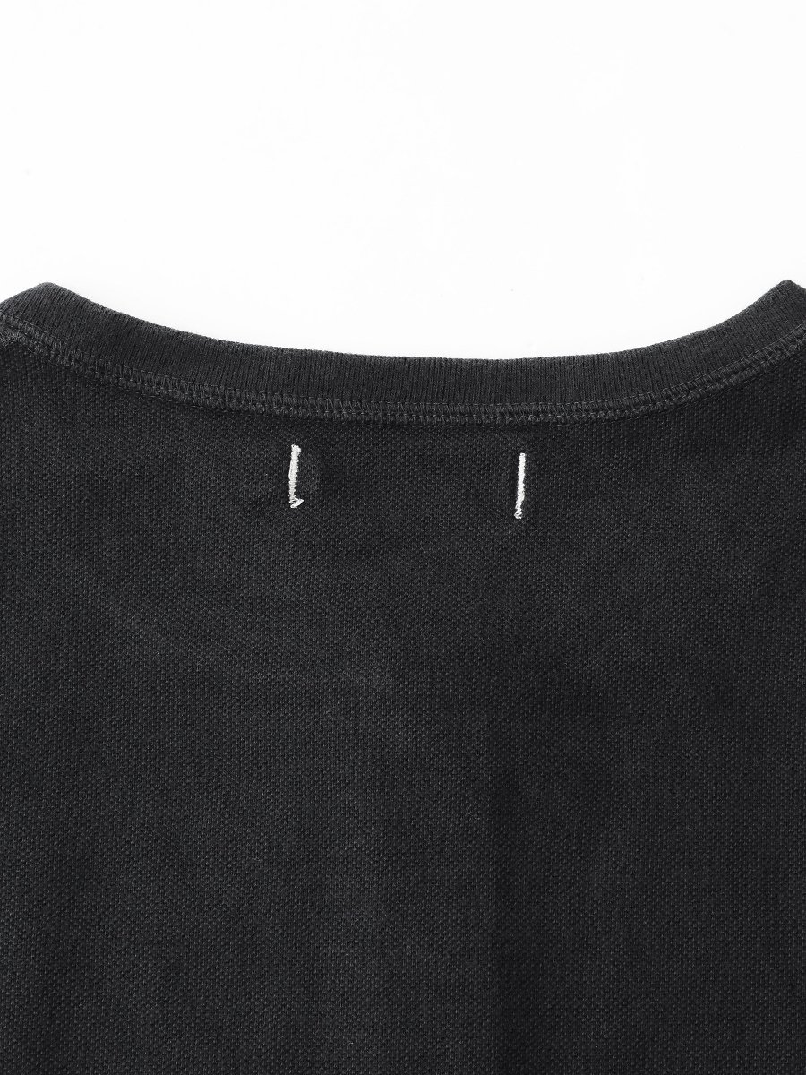 NONNATIVE - ノンネイティブ / CLERK S/S HENLEY NECK TEE COTTON