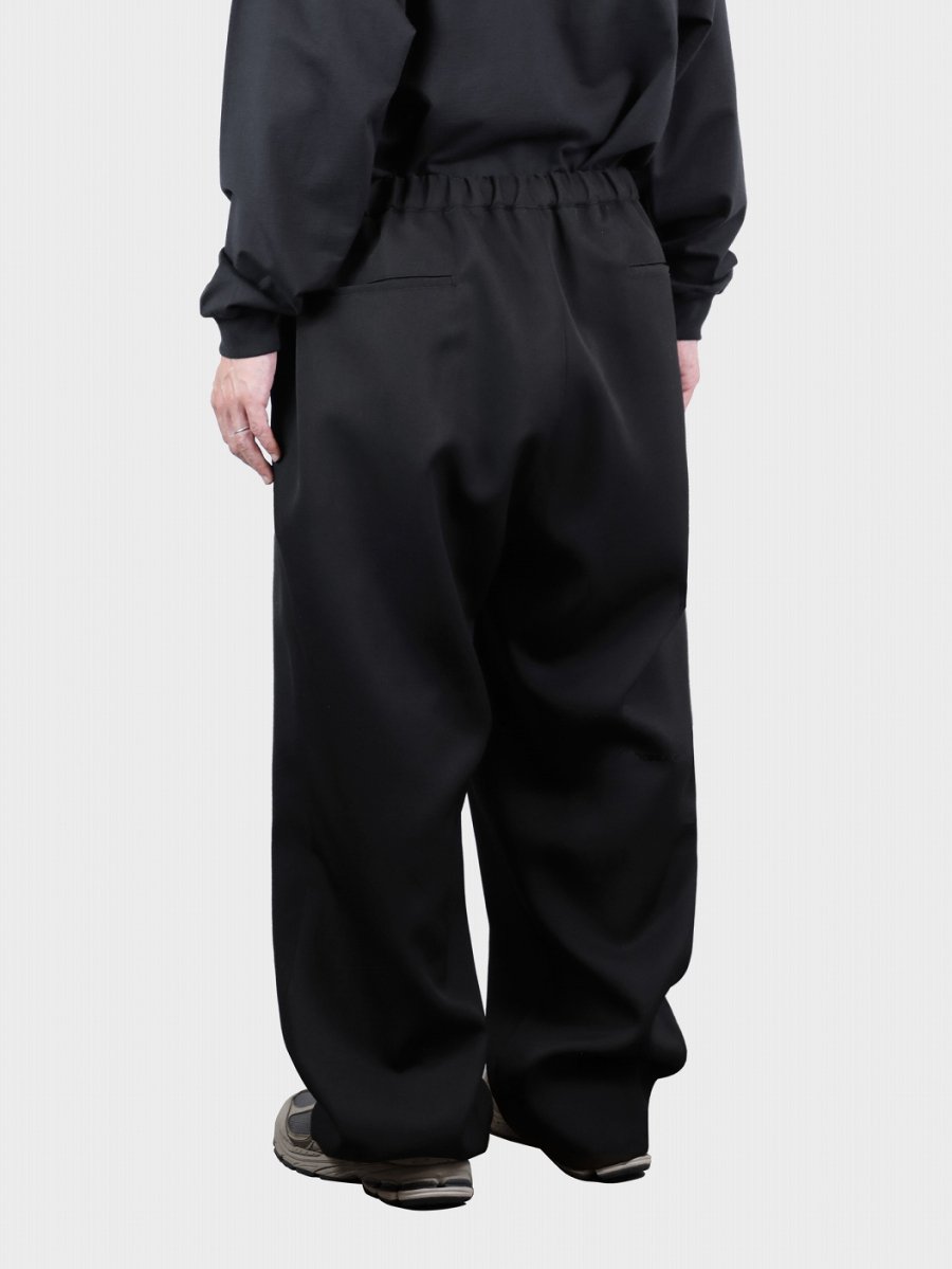 Scale Off Wool Wide Chef Pants - パンツ