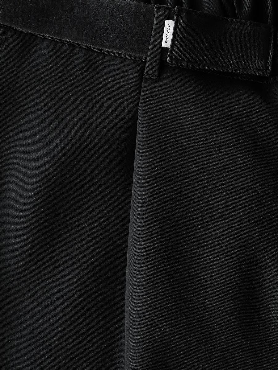 Graphpaper - グラフペーパー / SCALE OFF WOOL WIDE CHEF PANTS