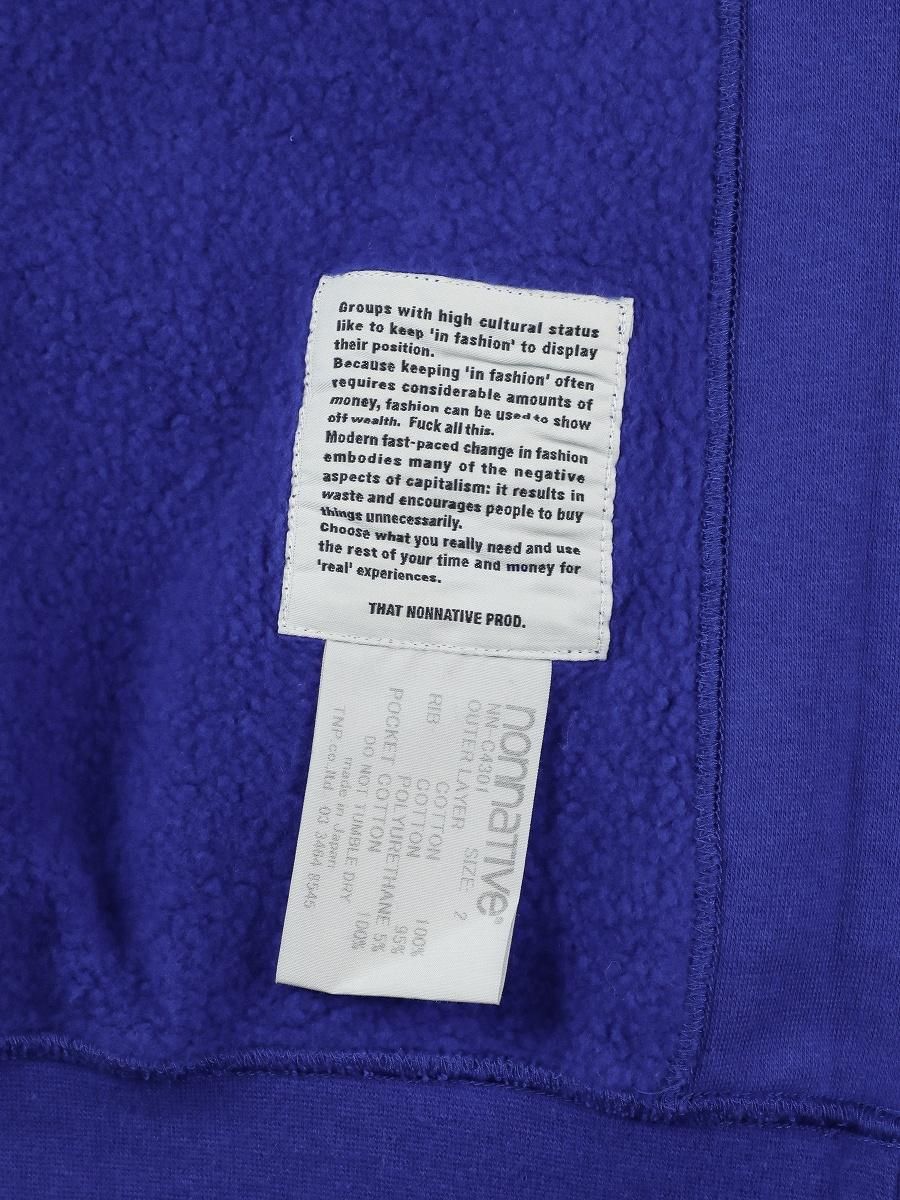 nonnative - ノンネイティブ / DWELLER CREW PULLOVER COTTON