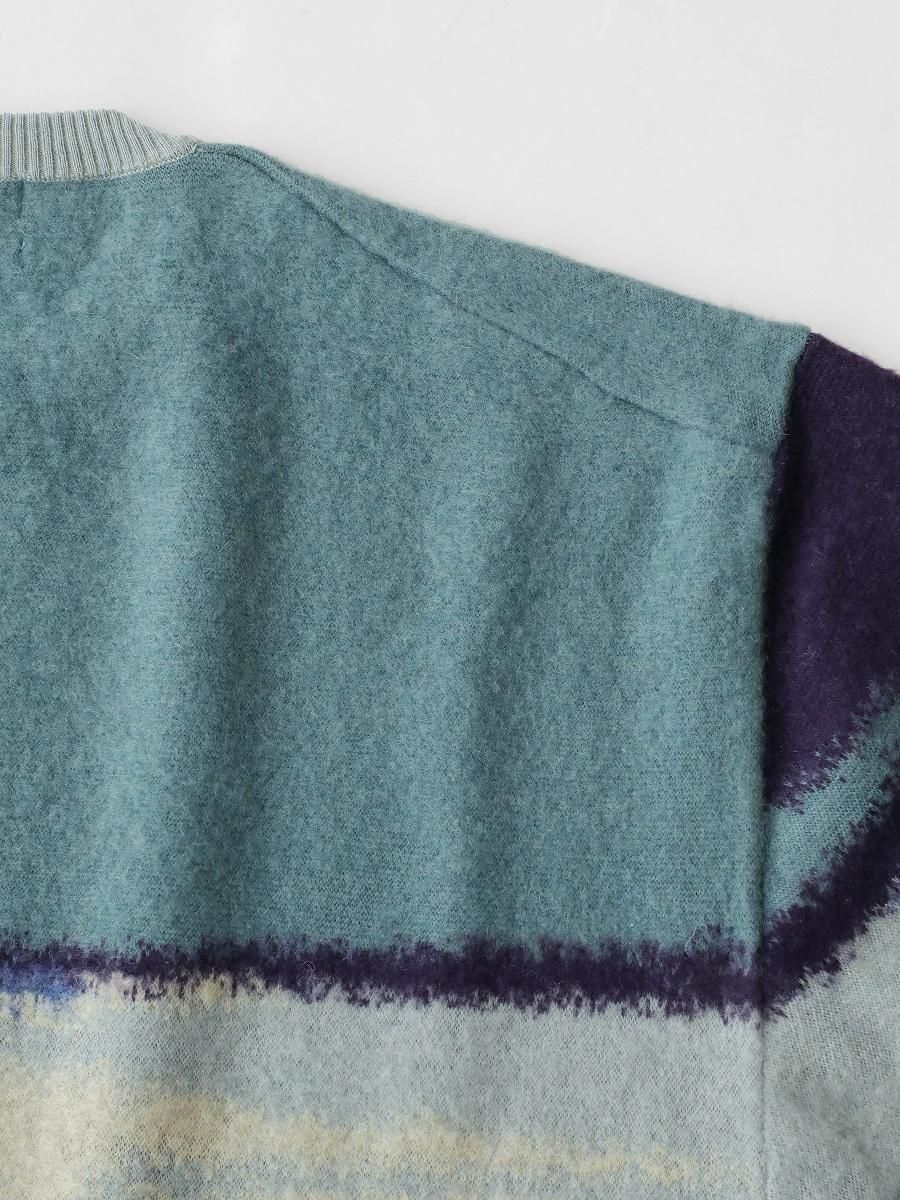 Graphpaper - グラフペーパー / JACQUARD CREW NECK KNIT