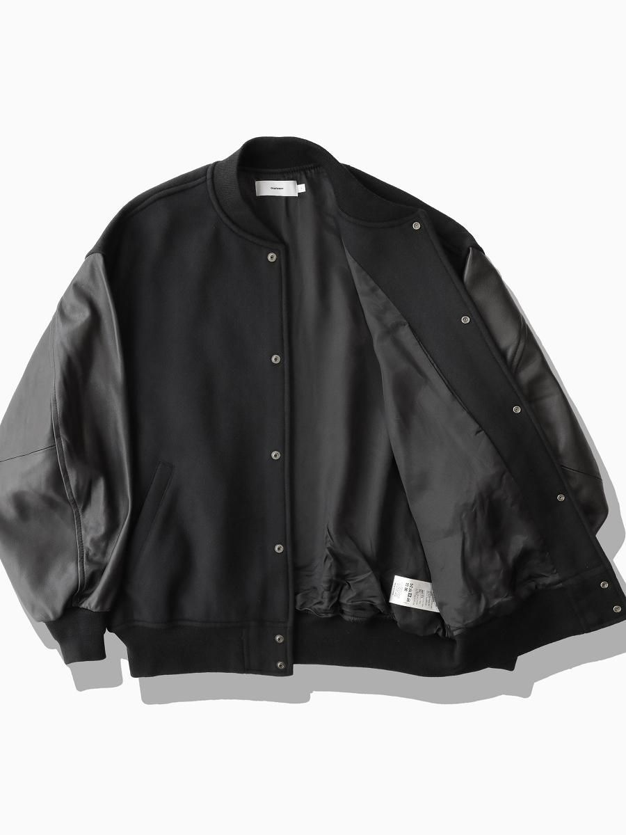 Graphpaper - グラフペーパー / LIGHT MELTON STADIUM JACKET ...