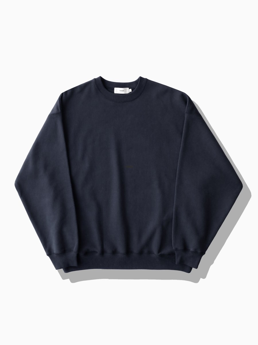 BRAND : Graphpaper<br>MODEL : AZUMA TERRY SWEAT CREW<br>COLOR : NAVY