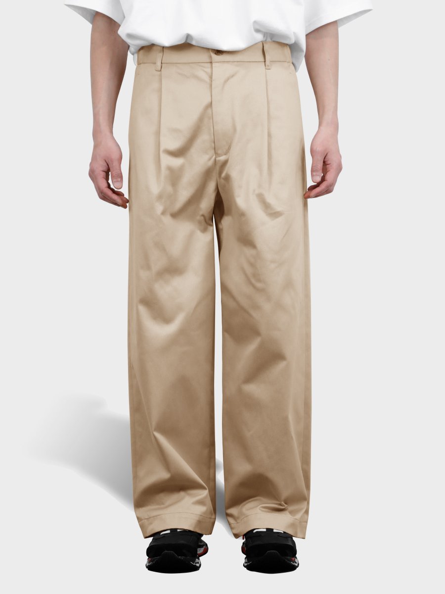 Graphpaper - グラフペーパー / WESTPOINT CHINO WIDE STRAIGHT TROUSERS | NOTHING BUT