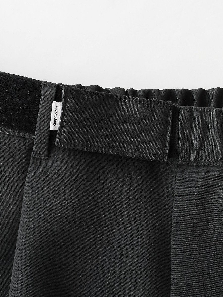 Graphpaper - グラフペーパー / SCALE OFF WOOL WIDE CHEF PANTS