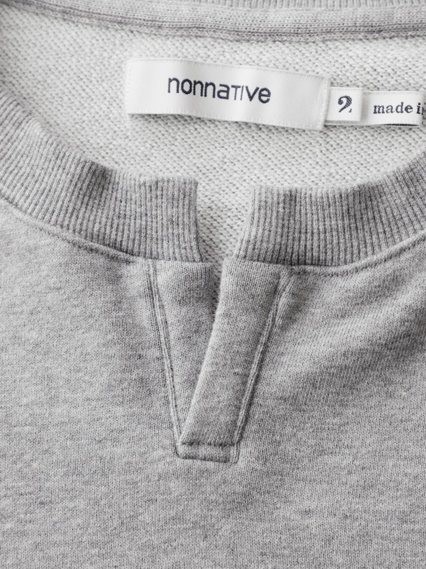 nonnative - ノンネイティブ / DWELLER L/S T-NECK PULLOVER COTTON