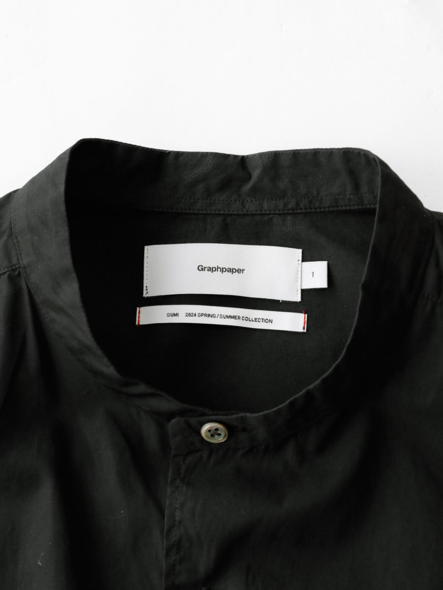 Graphpaper - グラフペーパー / BROAD L/S OVERSIZED BAND COLLAR 