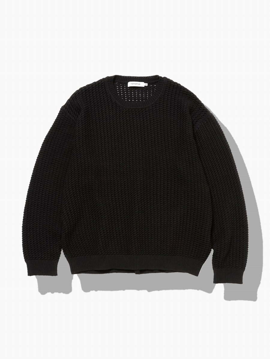 nonnative - ノンネイティブ / RANCHER L/S SWEATER C/N MESH